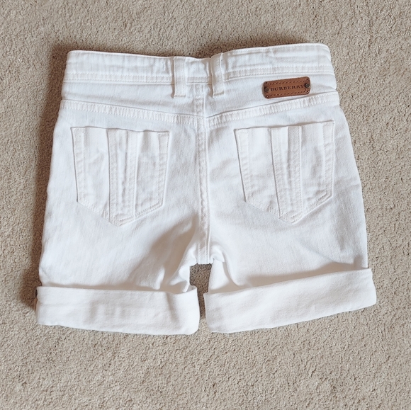 Burberry White Denim Shorts - Picture 2 of 11